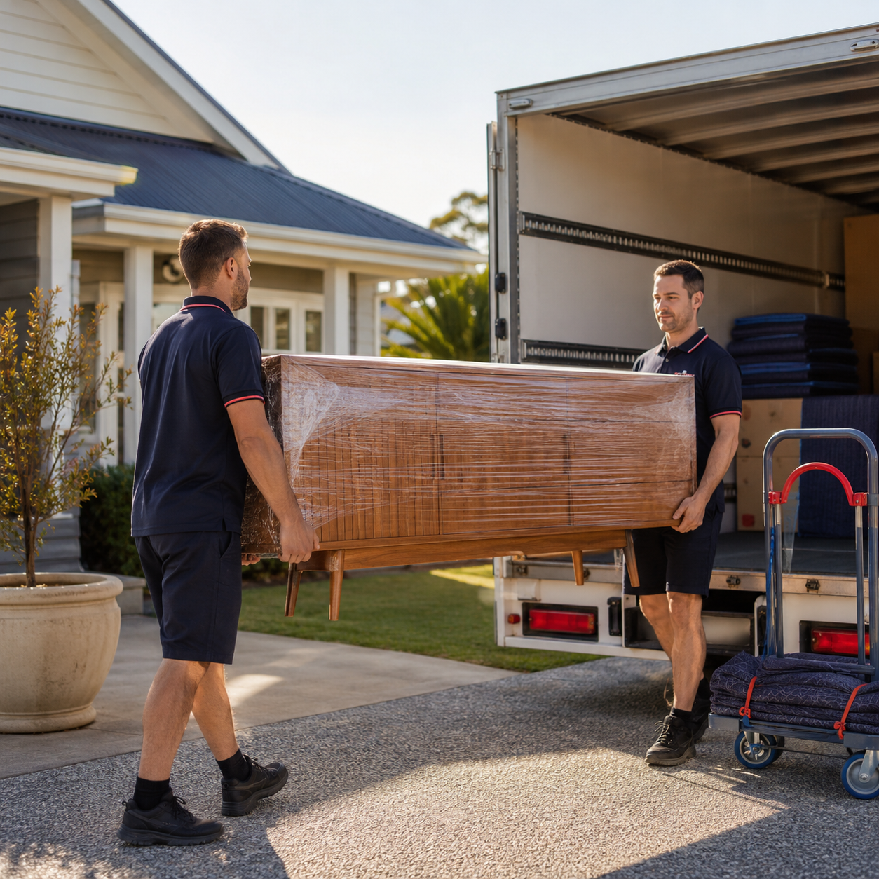 Prince home removals service artwork